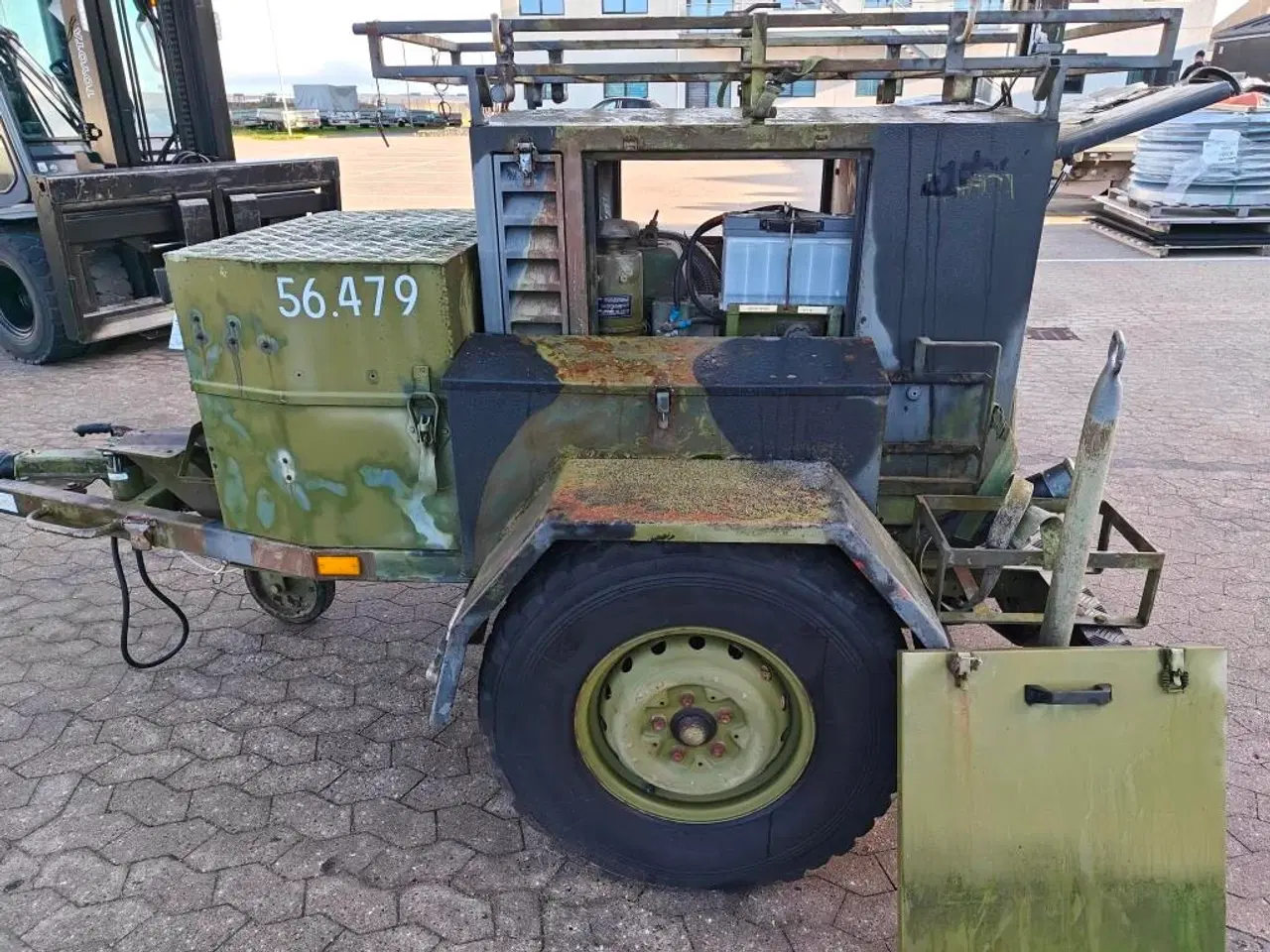 Billede 1 - DALSTED DT1300 generatoranlæg på 1 akslet trailer