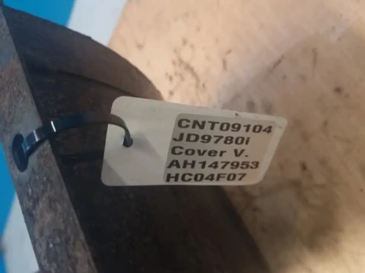 Billede 4 - John Deere 9780 Dæksel V.  AH147953