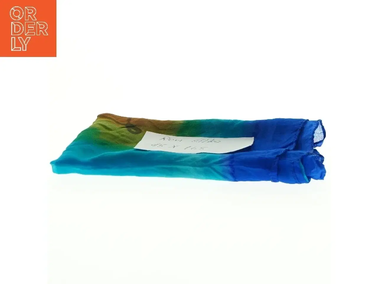 Billede 4 - Flerfarvet silketørklæde (str. 45 x 165 cm)