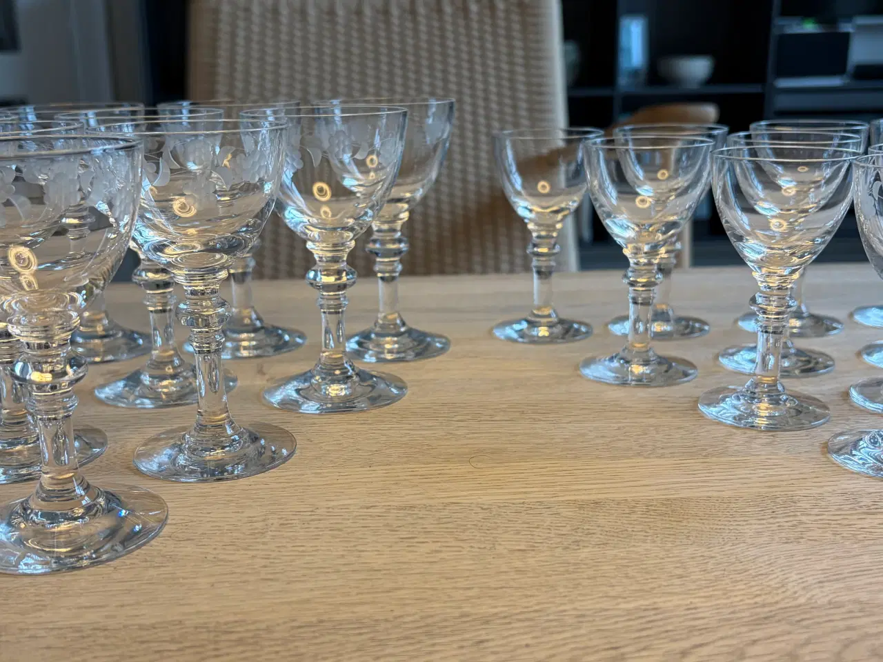 Billede 1 - ROSENBORG krystalglas - port - snaps - likør - 23