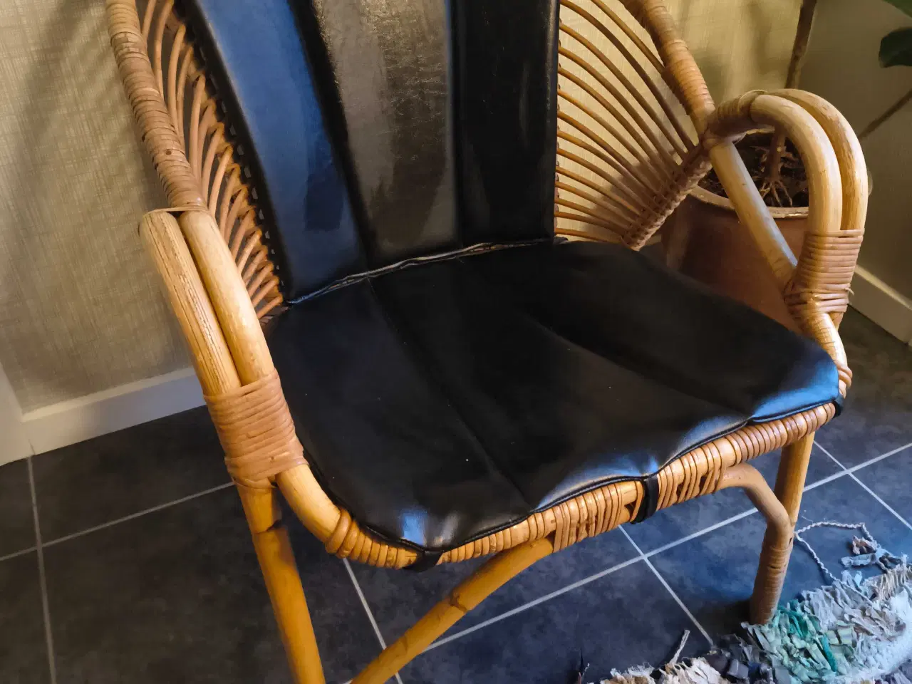 Billede 2 - Vintage bambusstol