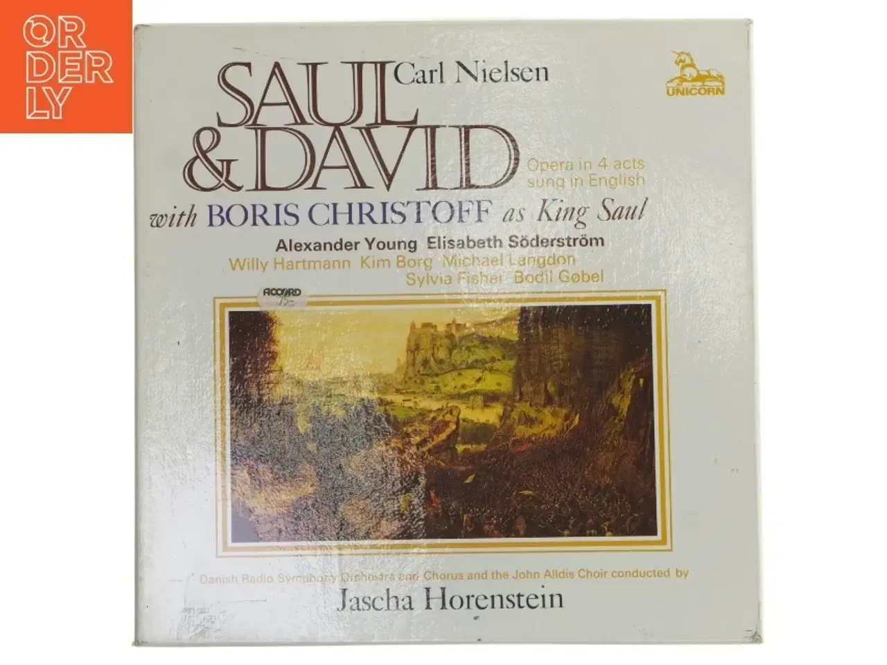 Billede 1 - Carl Nielsen - Saul & David LP
