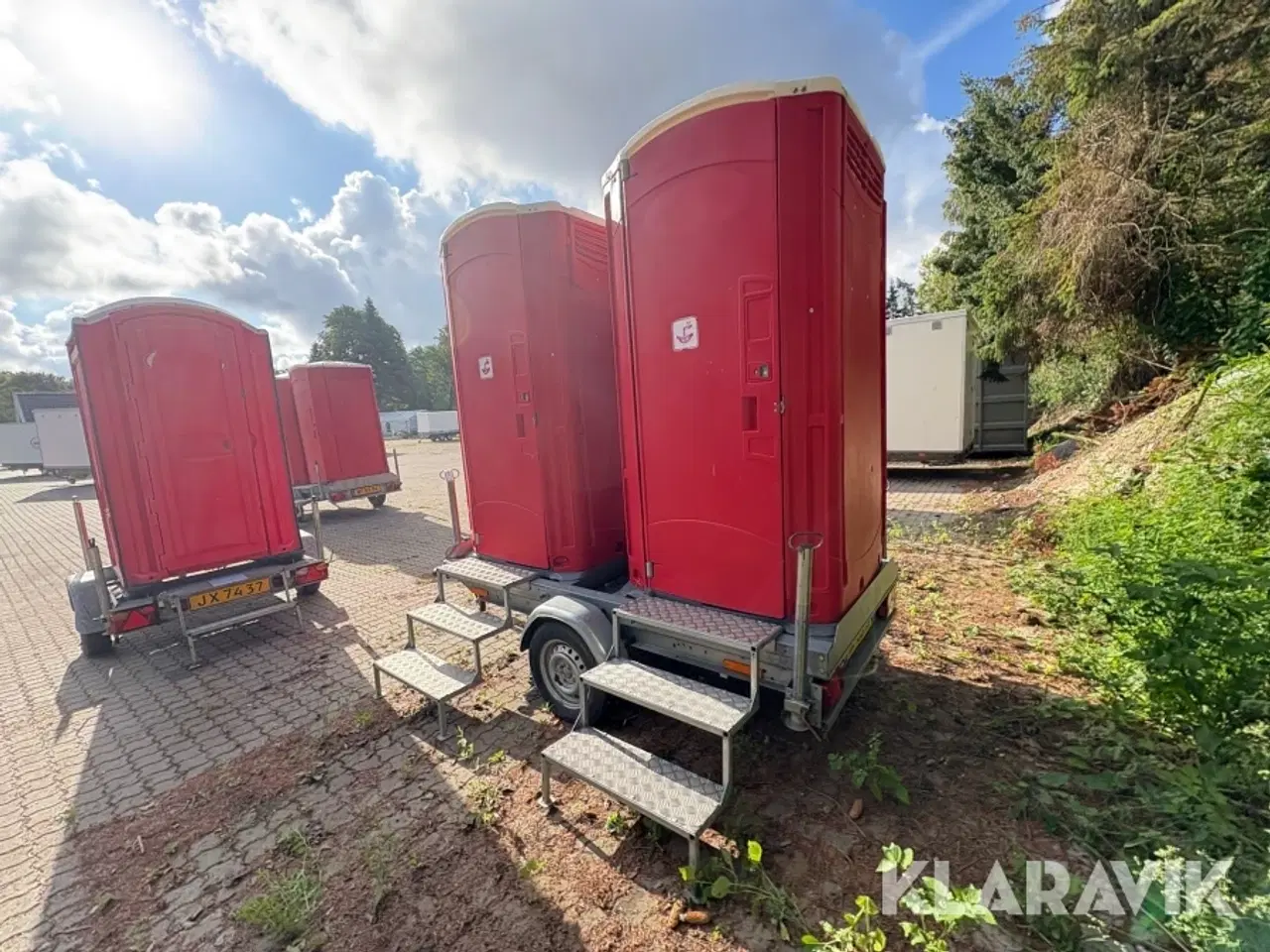 Billede 7 - Dobbelt toilet trailer Stema F 7515