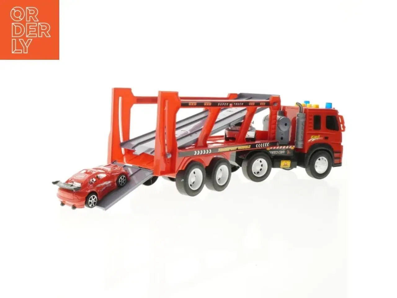 Billede 3 - Legetøjsbiltransporter med bil