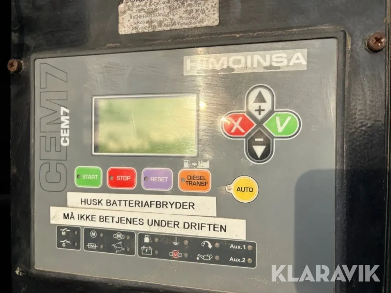 Billede 10 - Diesel generatoranlæg Minoinsa HFW-60