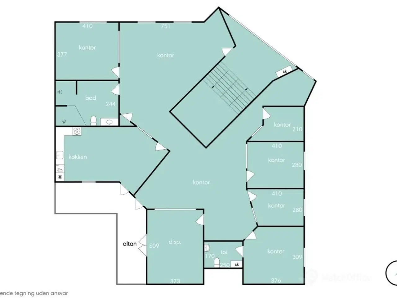 Billede 18 - Attraktivt kontorlejemål på Buen i Kolding<br>