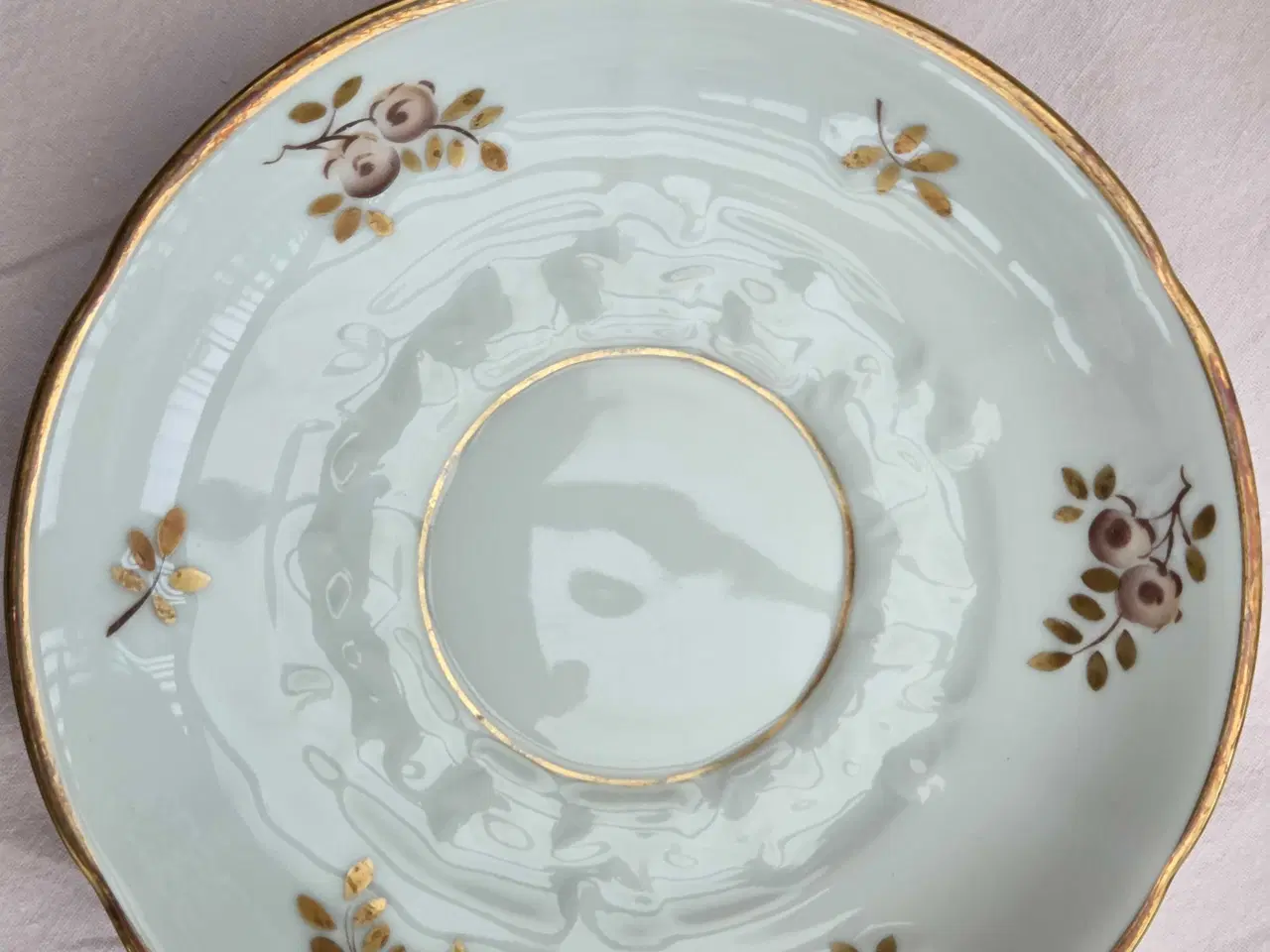 Billede 11 - Københavns porcelæns malere kaffestel Brun Rose.