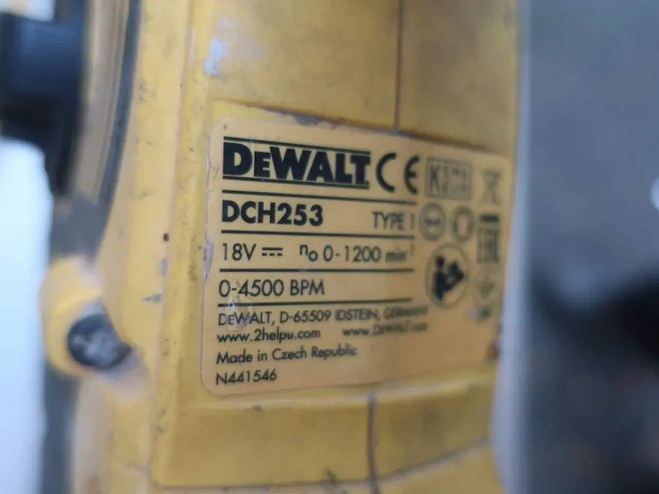 Billede 6 - 4. stk. boremaskiner DEWALT Model: DCF887, DW004, DCH253