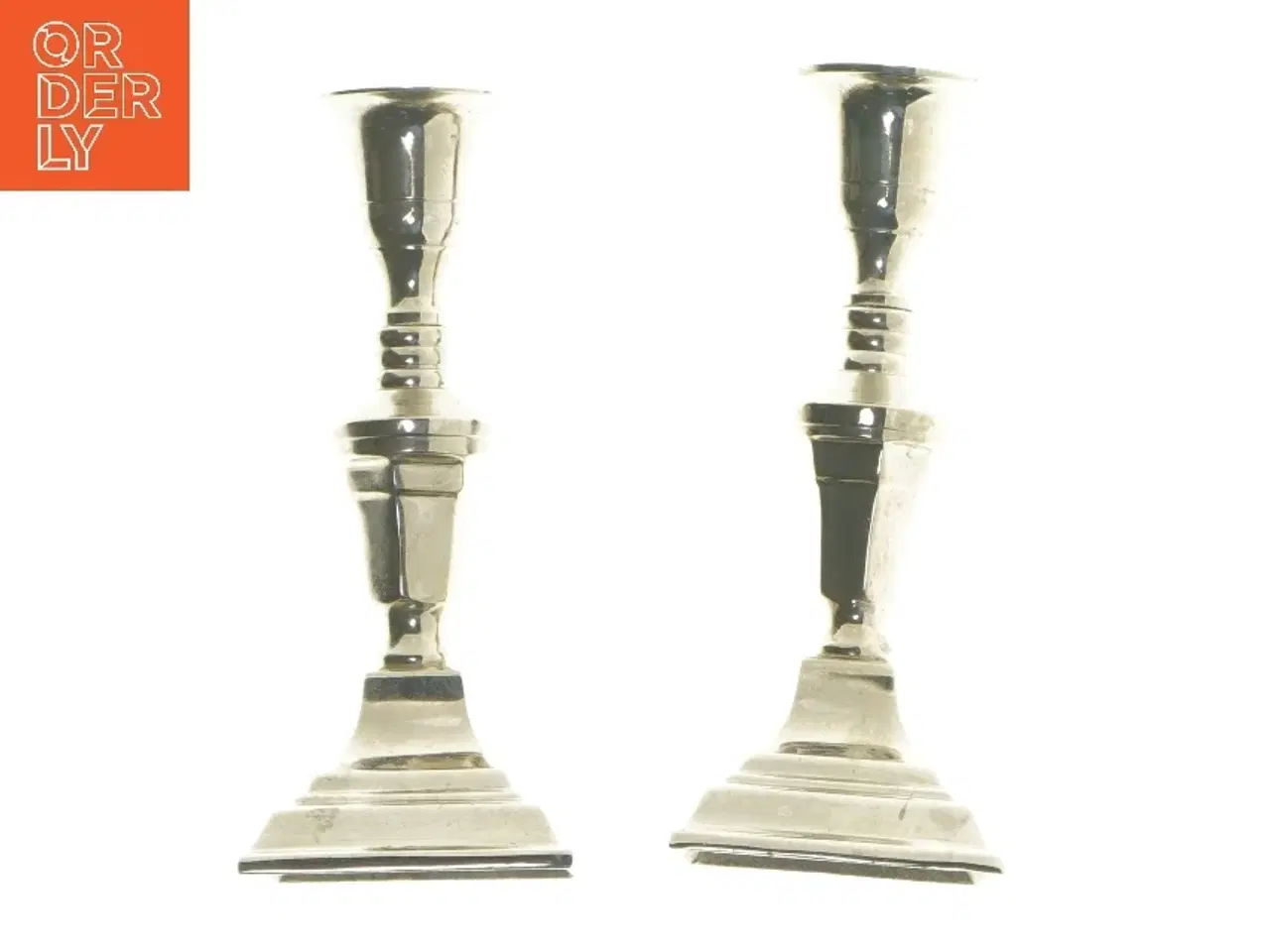 Billede 1 - Sæt af to lysestager (str. 2 stk 15 cm)