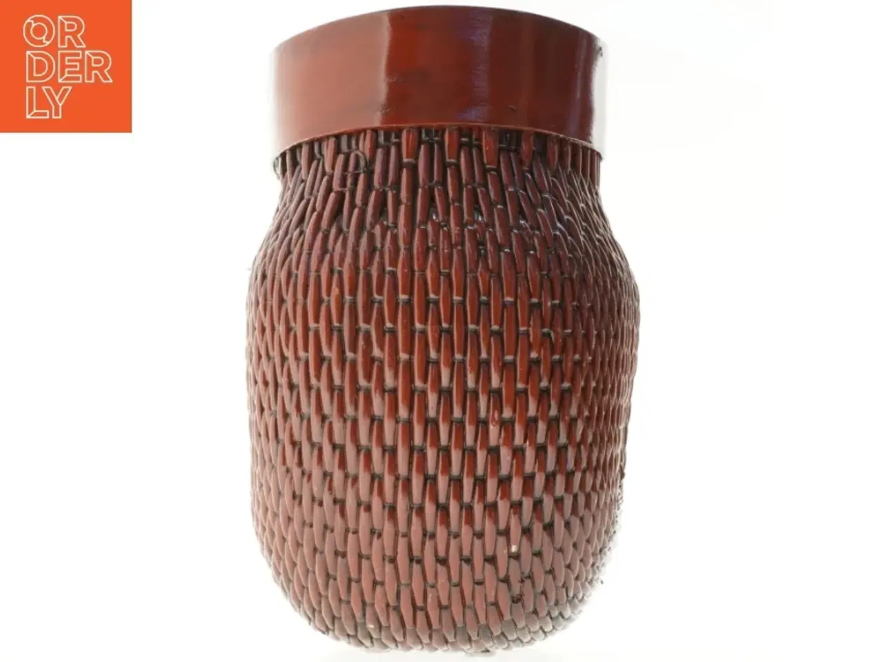 Billede 1 - Traditionel Japansk Flettet kurve vase (str. 40 cm)