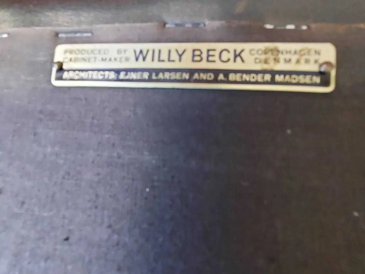 Billede 2 - Ejnar Larsen og A. Bender Madsen (Willy Beck) spis