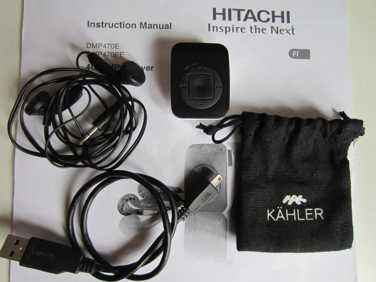 Billede 1 - Hitachi DMP470E 4GB MP3 og WMA afspiller