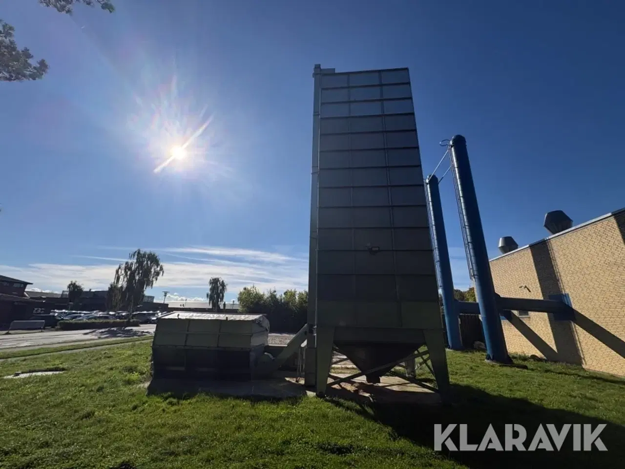 Billede 6 - Udendørssilo BM 300 galvaniseret med fyldebeholder og vægt MU-300