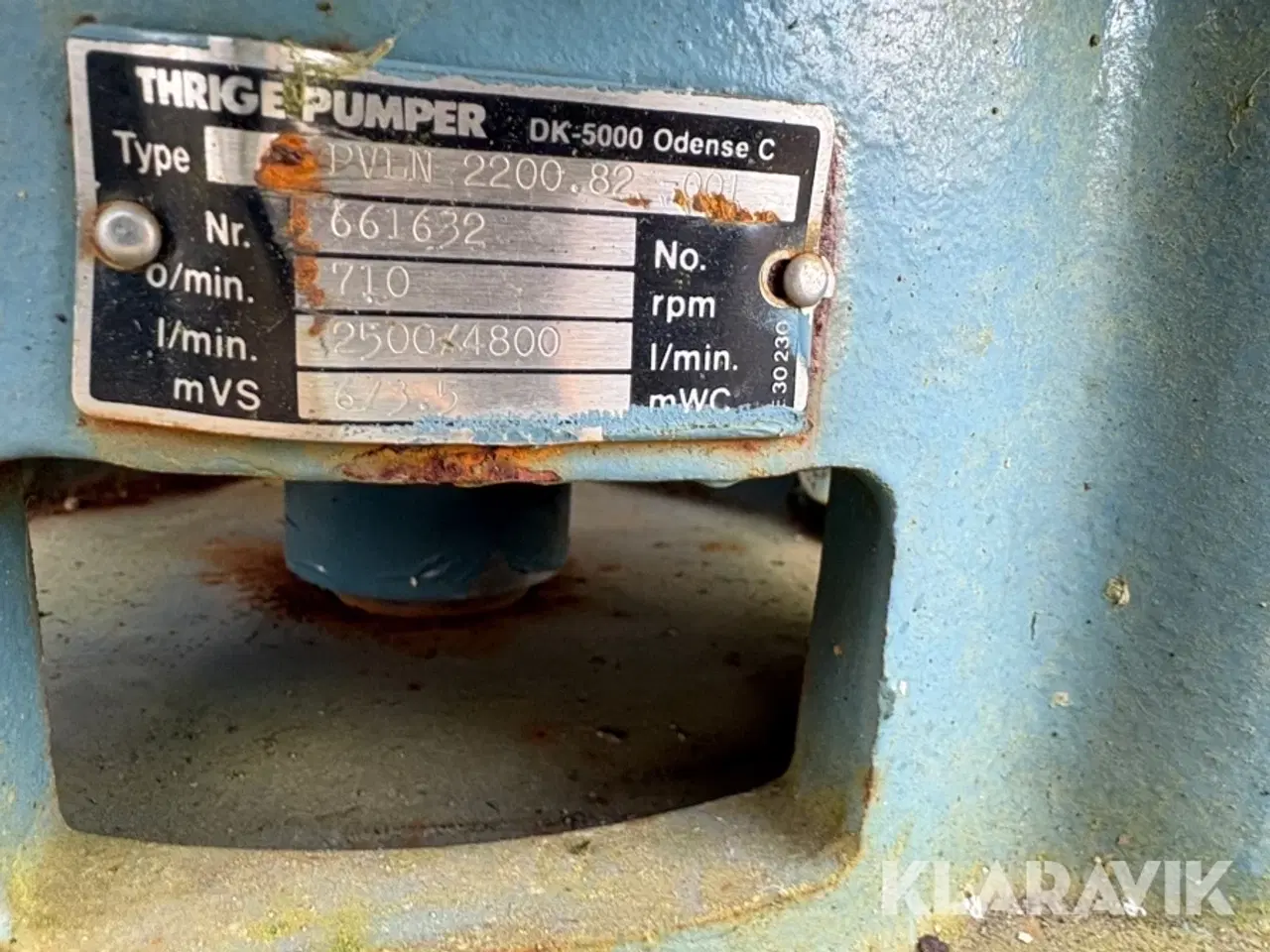 Billede 12 - Centrifugalpumpe Thrige pumper KMER 160 M8