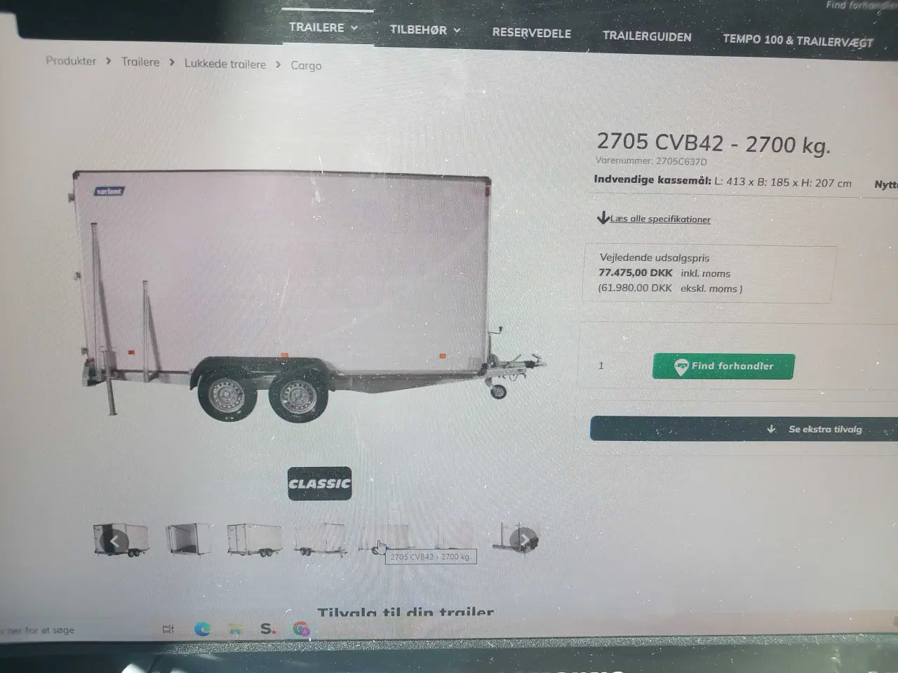 Billede 8 - Flot Variant Cargo trailer sælges 