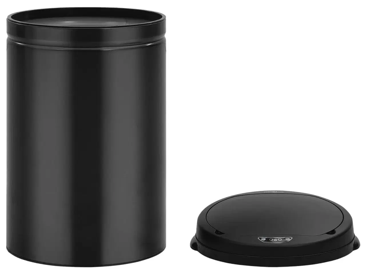 Billede 7 - Affaldsspand med sensor 30 l kulstofstål sort