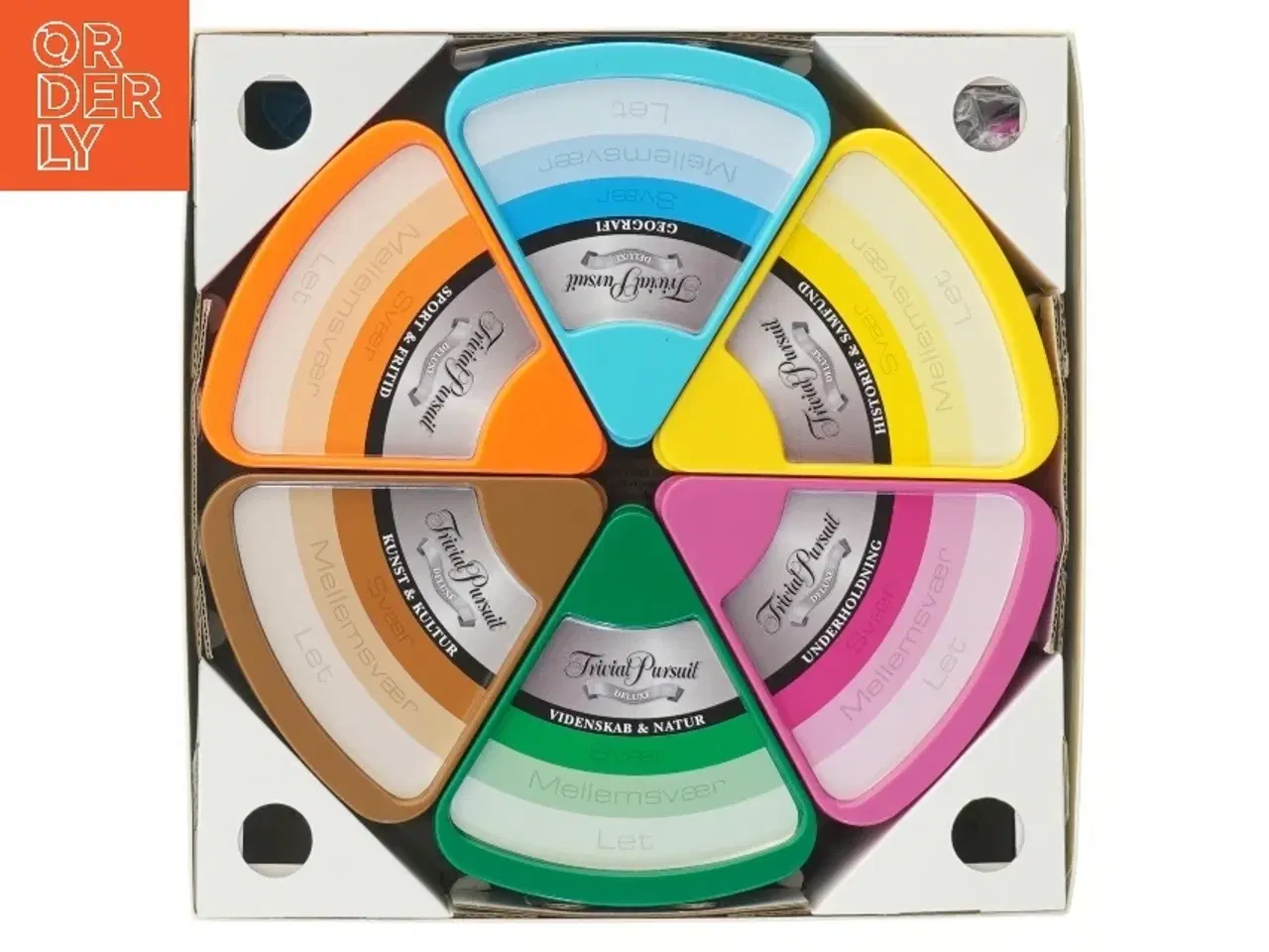 Billede 3 - Trivial Pursuit Deluxe brætspil fra Hasbro (str. 27x27 cm)