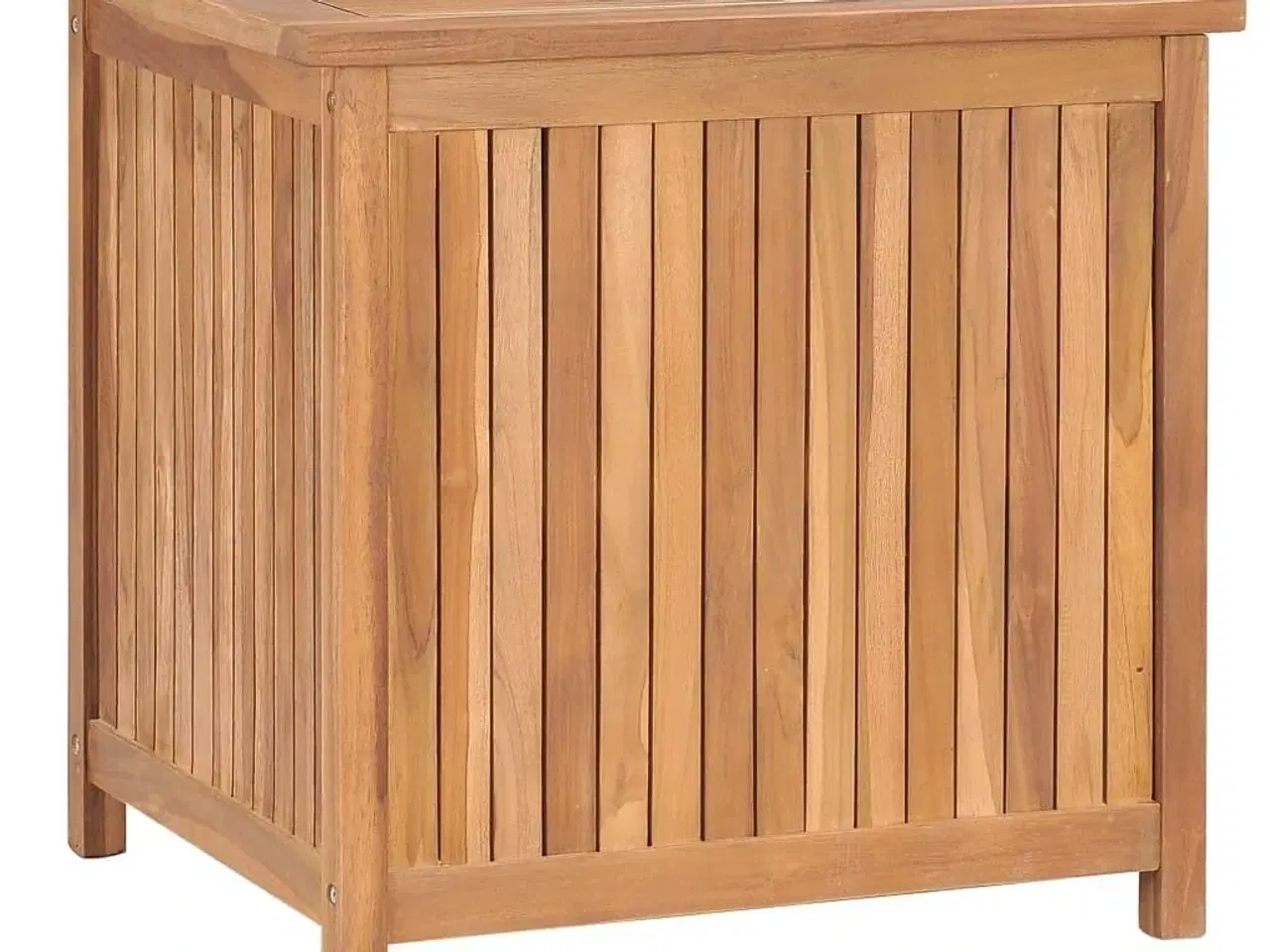 Billede 1 - Hyndeboks 60x50x58 cm massivt teaktræ