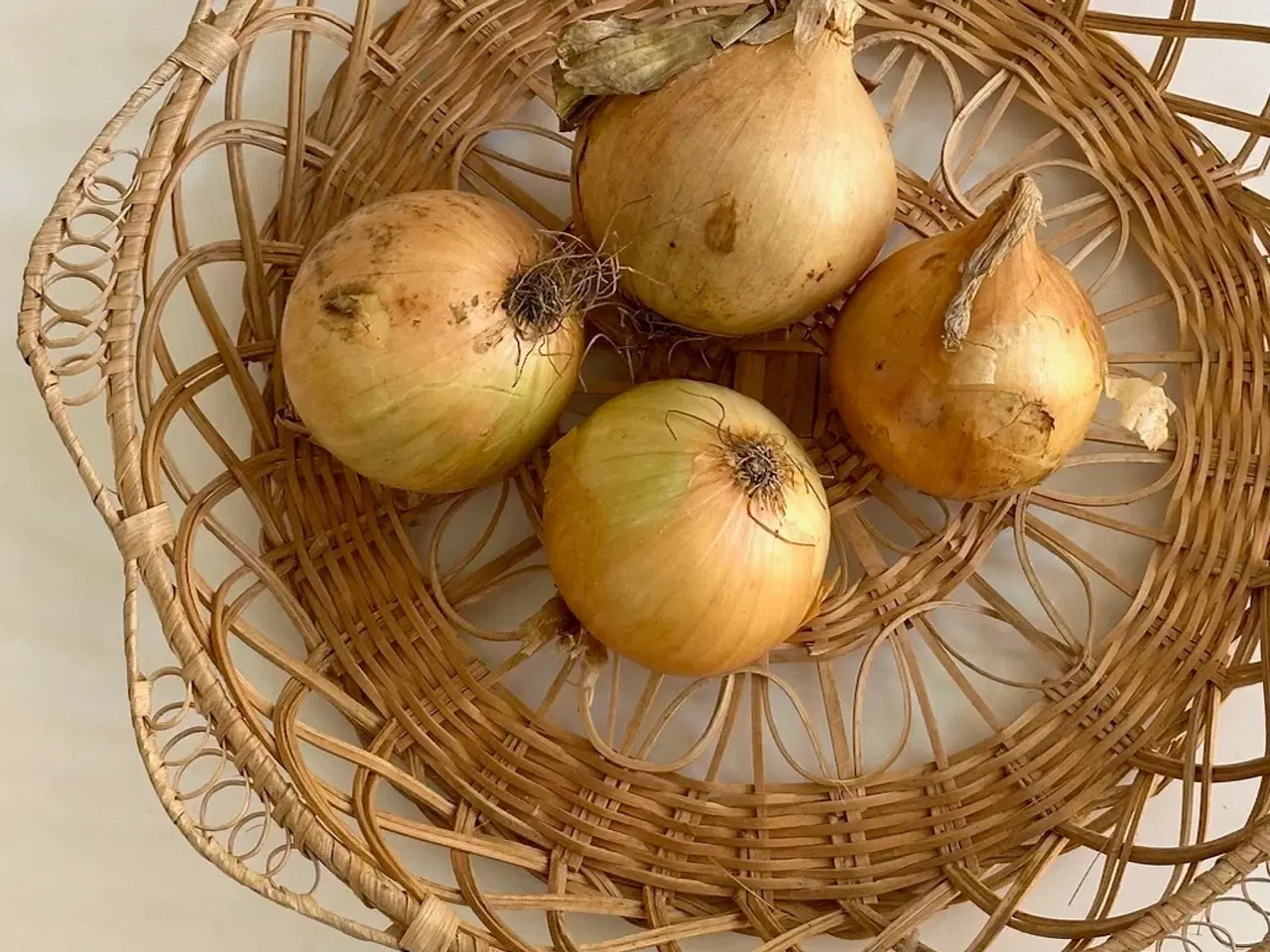 Billede 2 - Flad kurv, rund