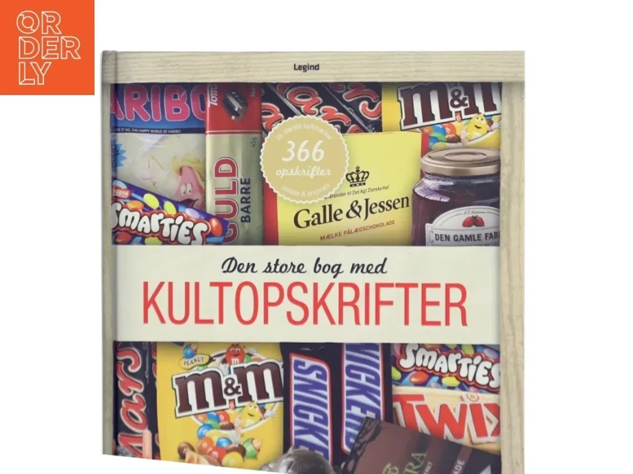 Billede 1 - Den store bog med kultopskrifter : kager og desserter med dine favoritmærker og -produkter af Galle & Jessen (Bog)