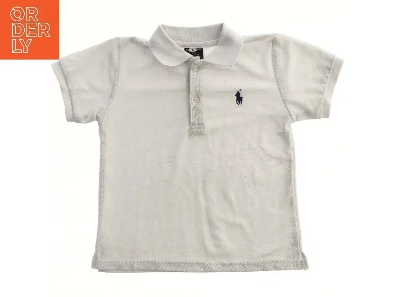 Billede 2 - Hvid polo T-shirt med kort ærme fra Polo (str. 116)