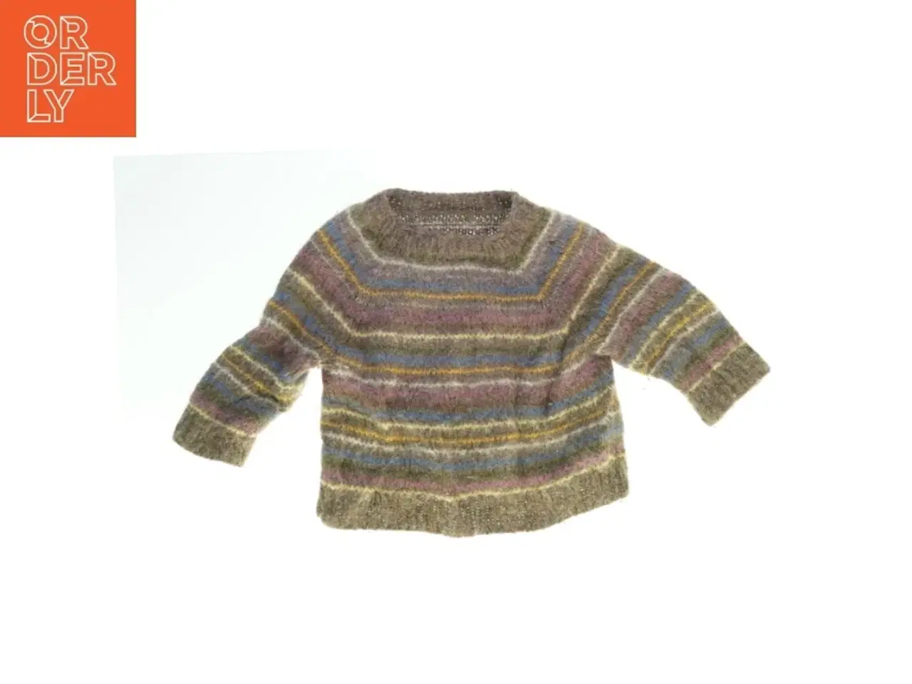 Billede 1 - Multifarvet striktrøje (str. Længde, 35 cm. bryst. 30 cm)