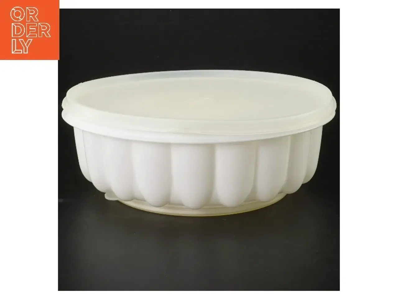 Billede 1 - Plastikskål med låg fra Tupperware (str. Ø 23 cm)