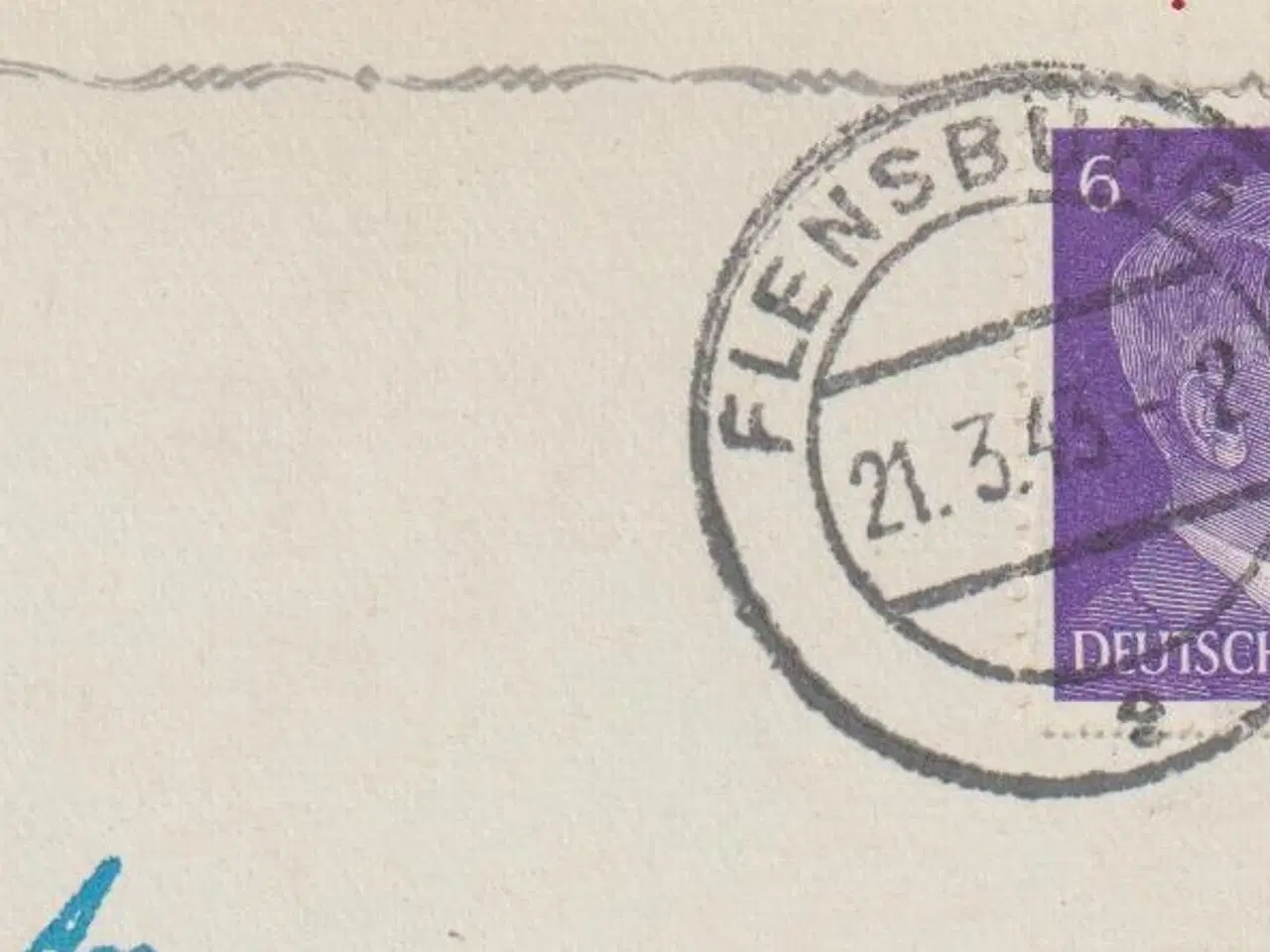 Billede 3 - Lot 5 stk. tyske postkort fra 1940-erne