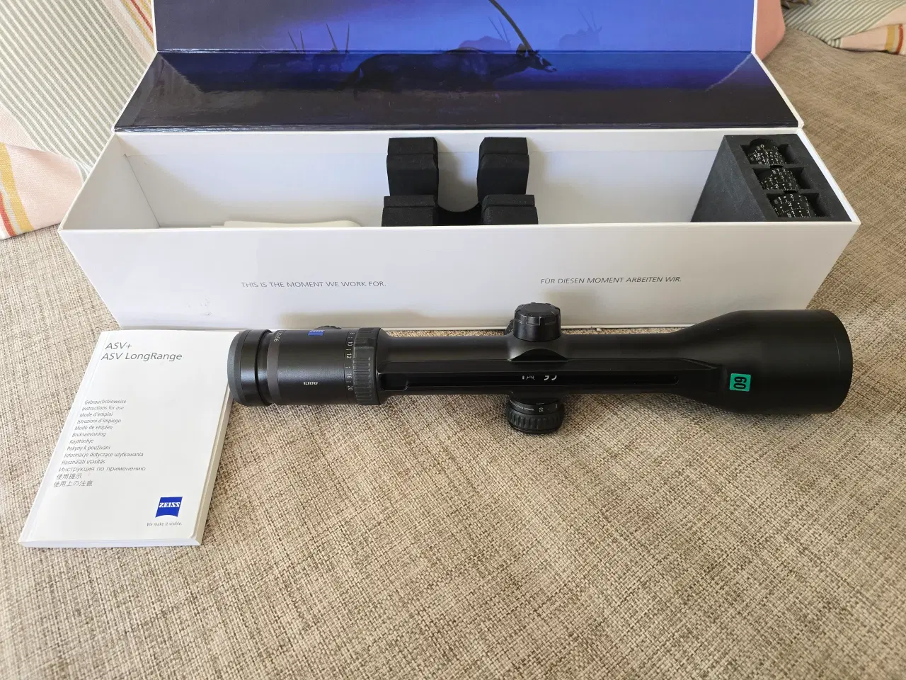 Billede 2 - Zeiss V8 2,8-20x56 med ASV kliktårn 