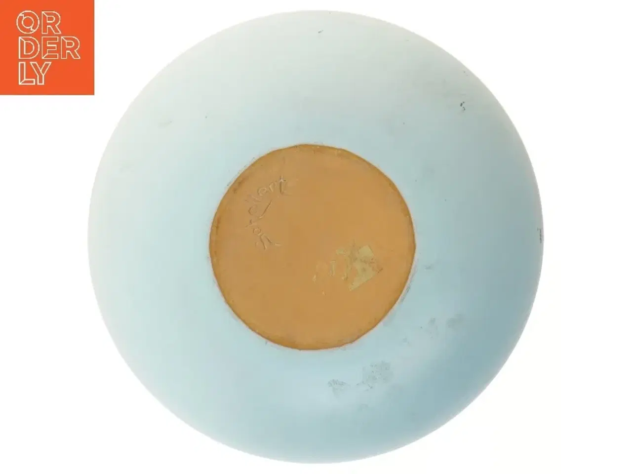 Billede 3 - Lys blå keramisk skål fra Schollert (str. Ø 23 cm)