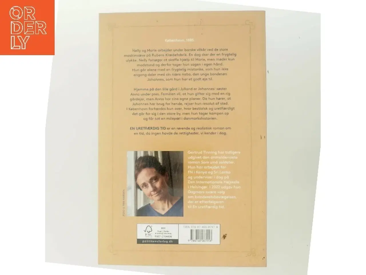 Billede 3 - En uretfærdig tid af Gertrud Tinning (Bog)