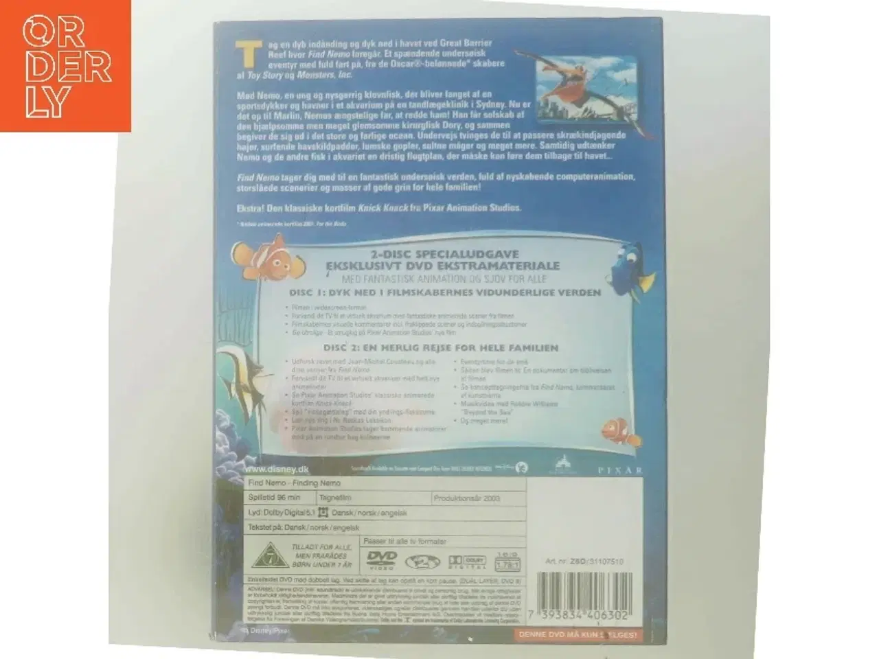 Billede 3 - Find Nemo (DVD)