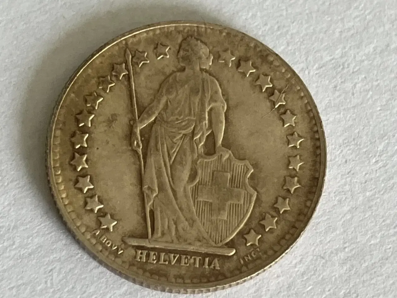 Billede 2 - 1/2 Franc Switzerland 1950