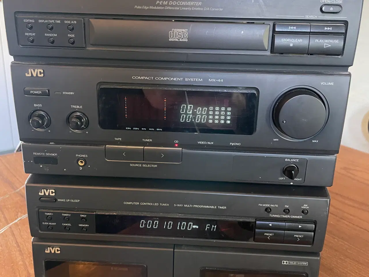 Billede 3 - Sejt vintage JVC MX-44 stereoanlæg med Jamo højtta
