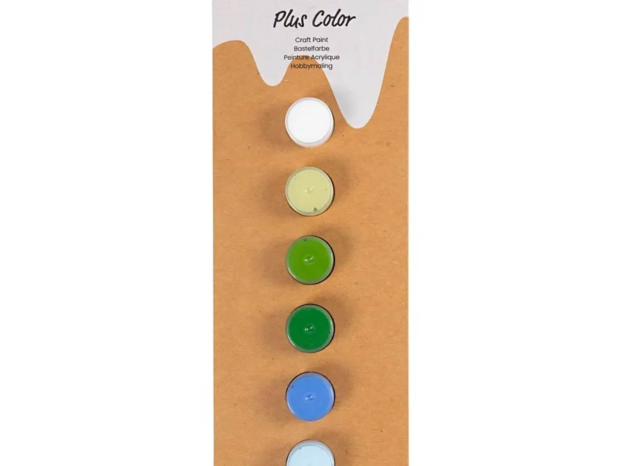 Billede 1 - Plus Color Hobbymaling, blå/grøn harmoni, 6x5ml/ 1 pk.
