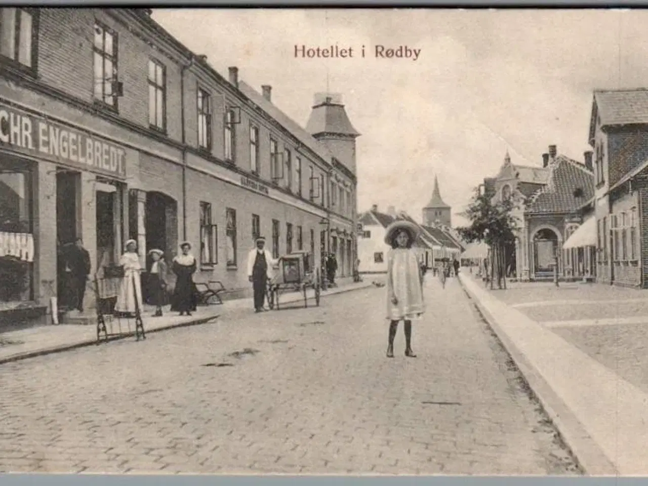 Billede 1 - Hotellet i Rødby - Postkort - Brugt