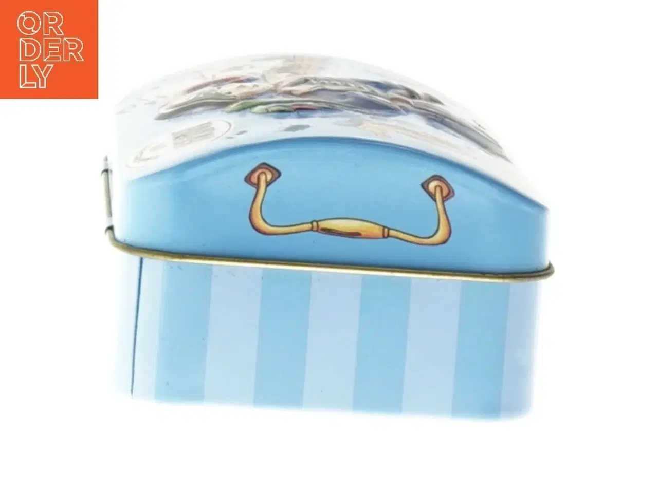 Billede 3 - Blikæske med mini bowling sæt fra Heidel (str. 11,5x8 cm)