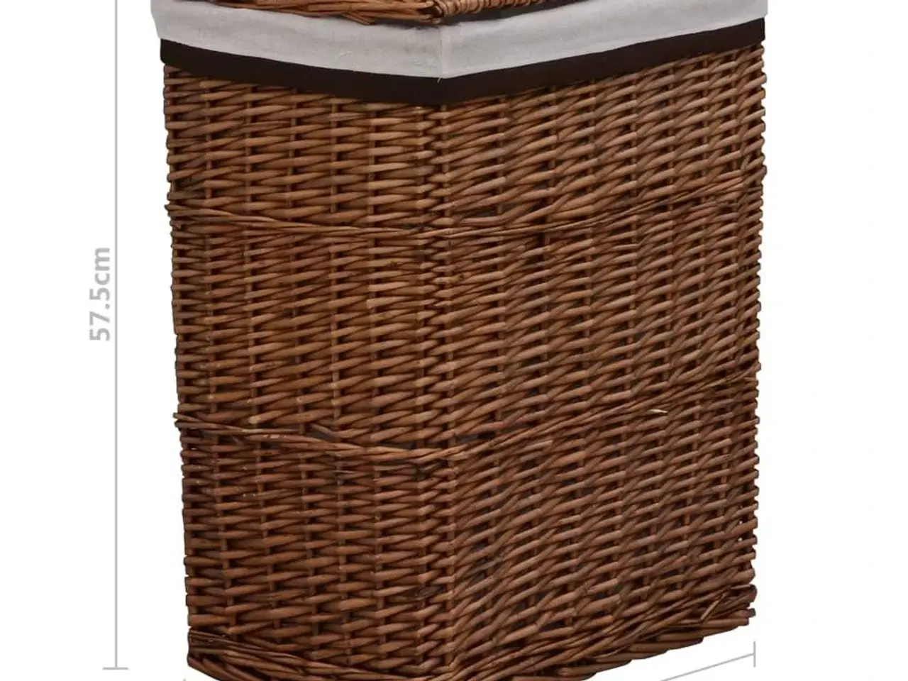 Billede 8 - Vasketøjskurv pil brun