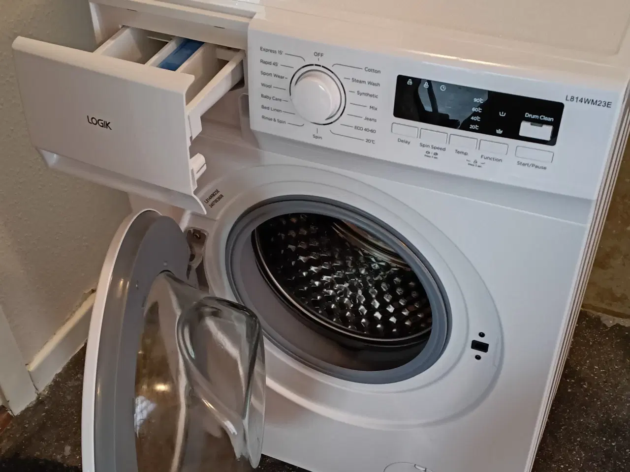 Billede 3 - Logik vaskemaskine L814WM23E (8 kg)