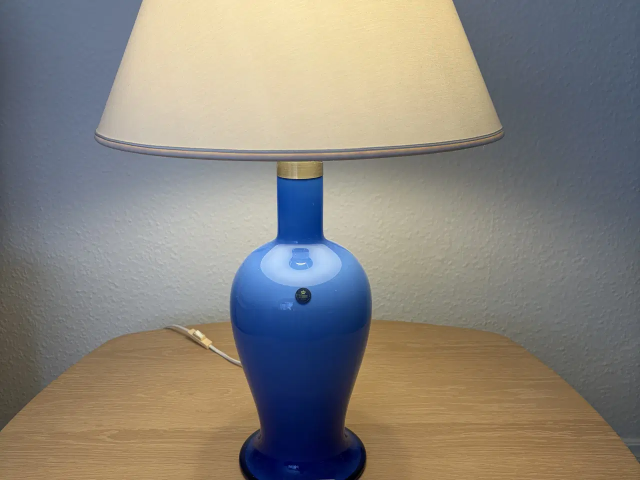 Billede 1 - Flot bordlampe fra Holmegård 