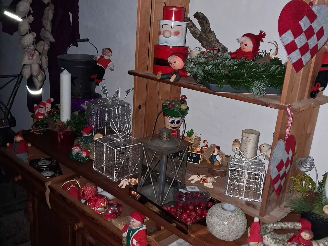 Billede 4 - Træ nisser sælges og andet jule ting