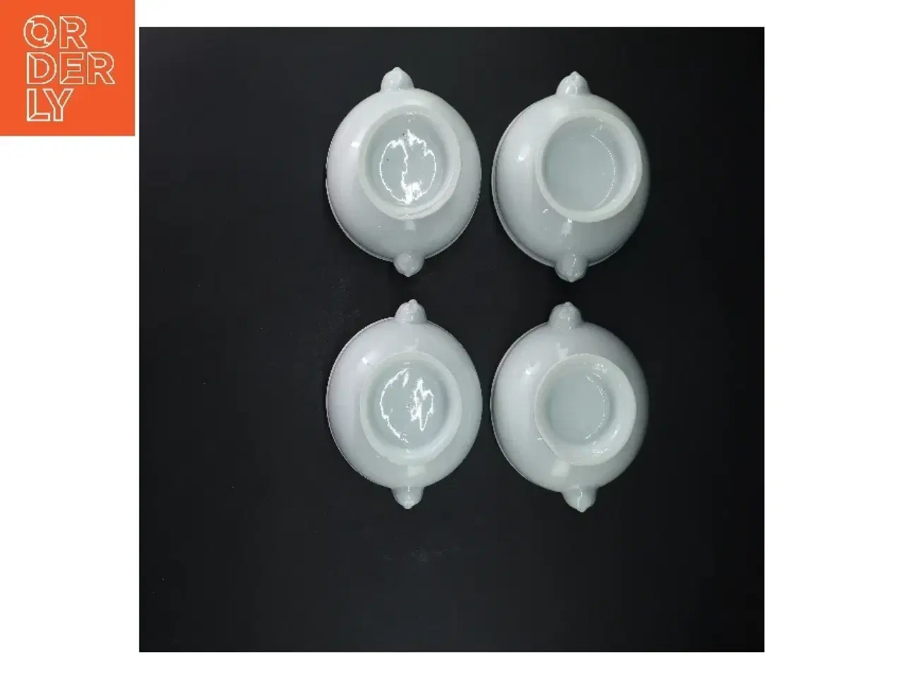 Billede 2 - Sæt af 4 hvide suppeskåle (str. 4 styk, 10 cm)