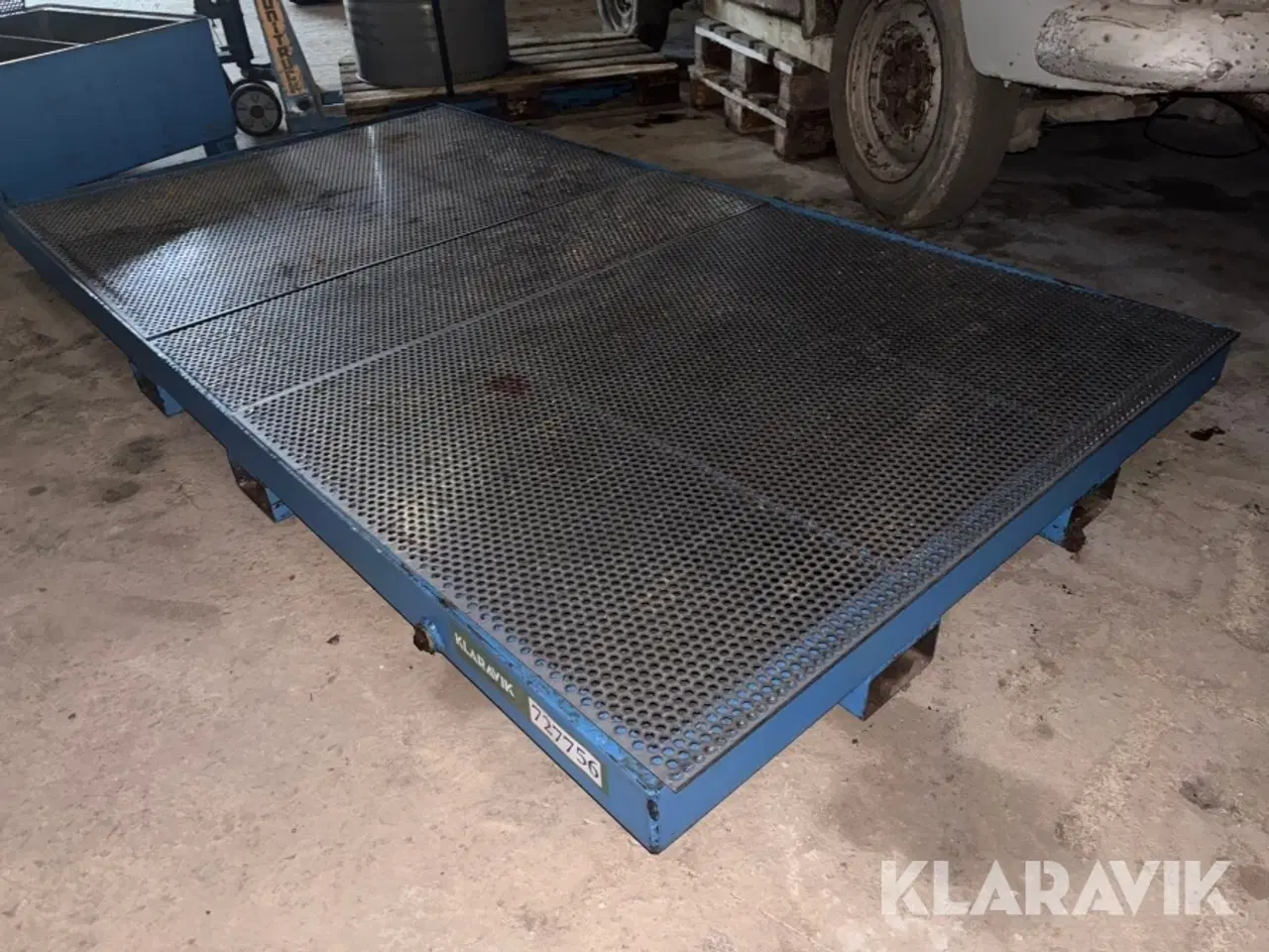 Billede 4 - Spildolie bakke til 8 olietønder