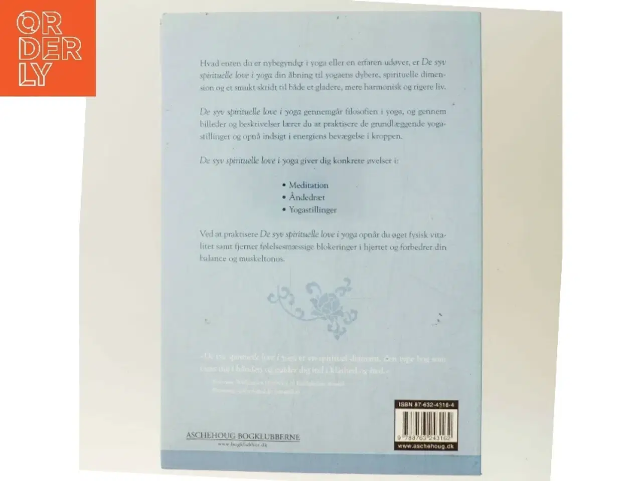 Billede 3 - Ubrugt bog, ny, de  syv spirituelle love i yoga : en praktisk vejledning i at helbrede krop, sind og ånd (Bog)