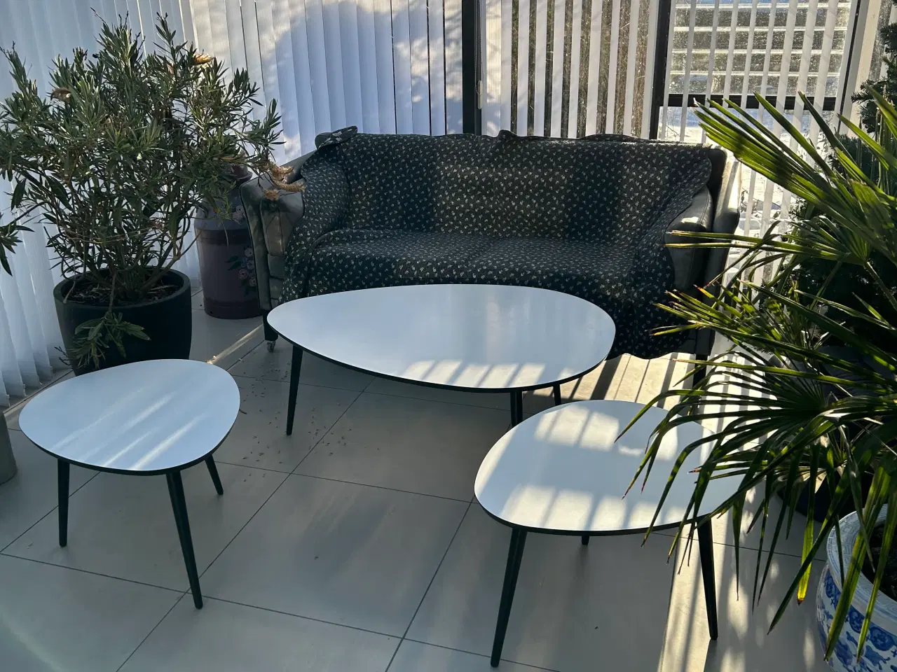 Billede 1 - Sofabord 110x80 højde46 + 2 lampeborde 65x55 h43