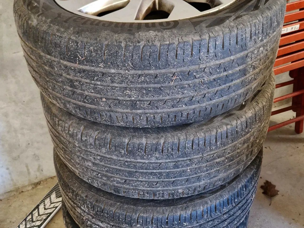 Billede 3 - 16" alufælge med sommerdæk 