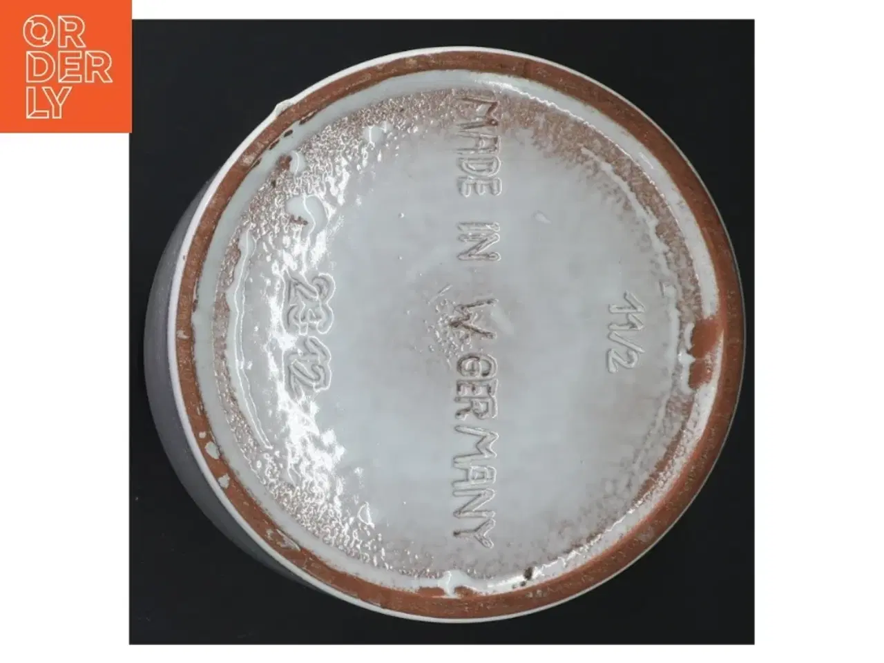 Billede 4 - Hvid keramisk potteskjuler (str. H. 12 cm ø. 13,5 cm)