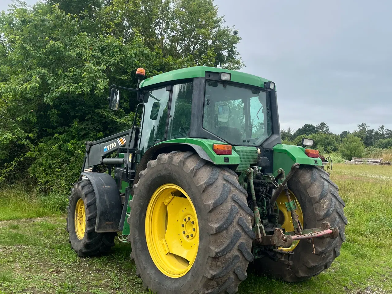 Billede 3 - Traktor John Deere 6400 med frontlæsser