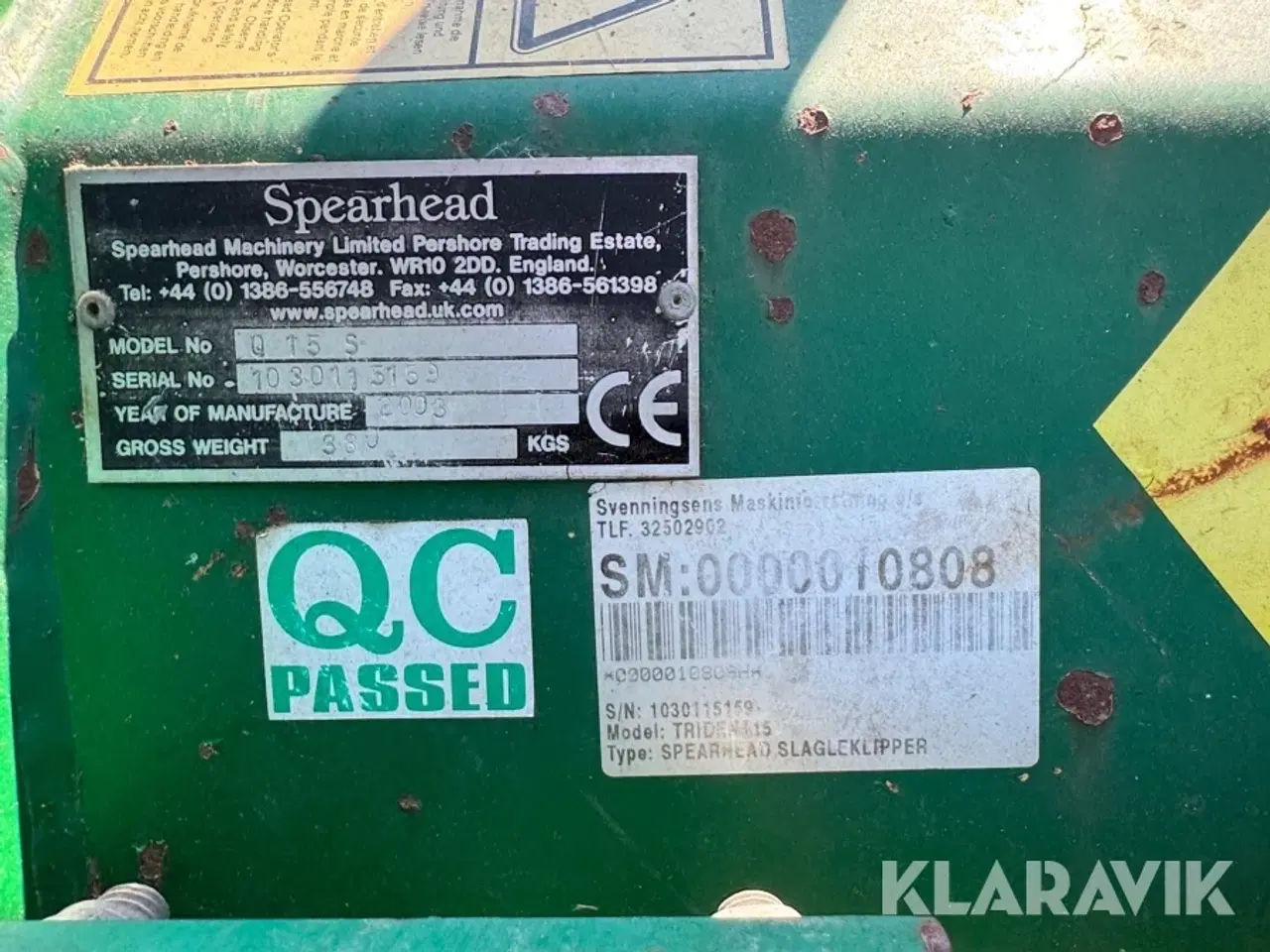 Billede 9 - Slagleklipper Spearhead Q 15 S