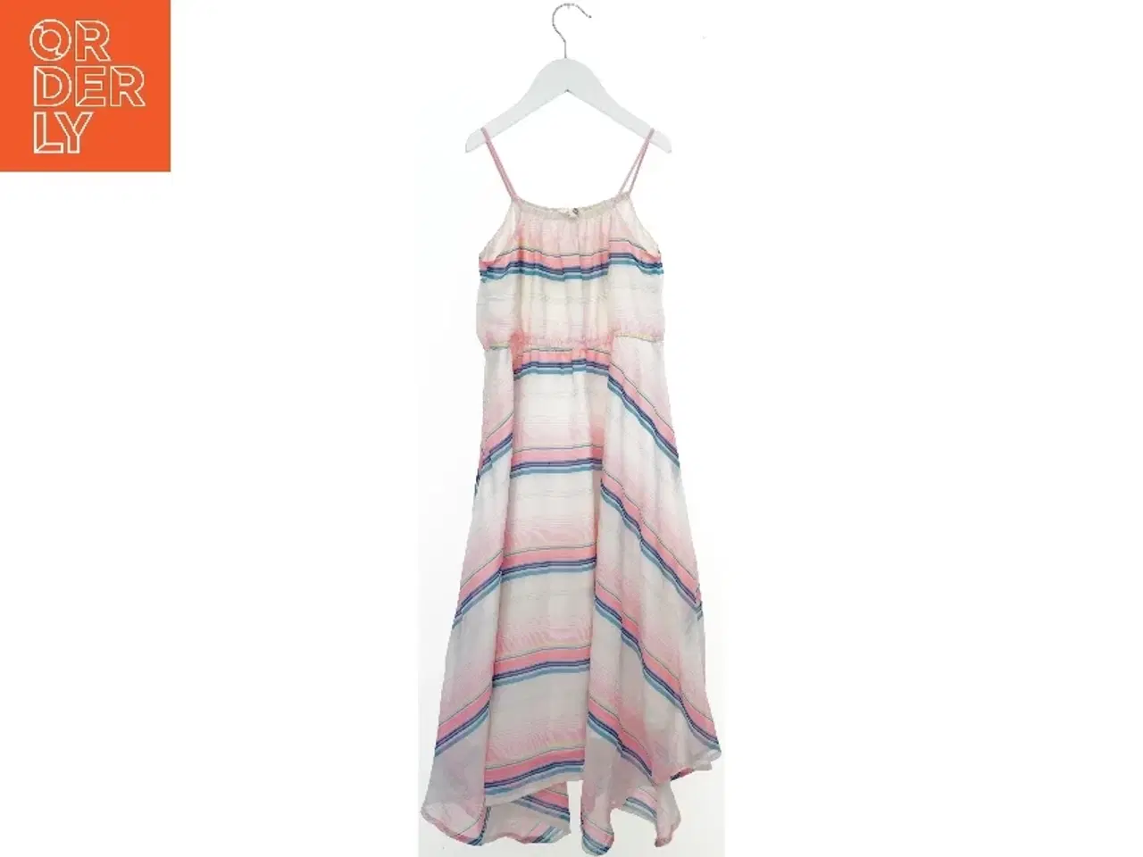 Billede 2 - Sommerkjole med farvet stribemønster fra H&M (str. 128)